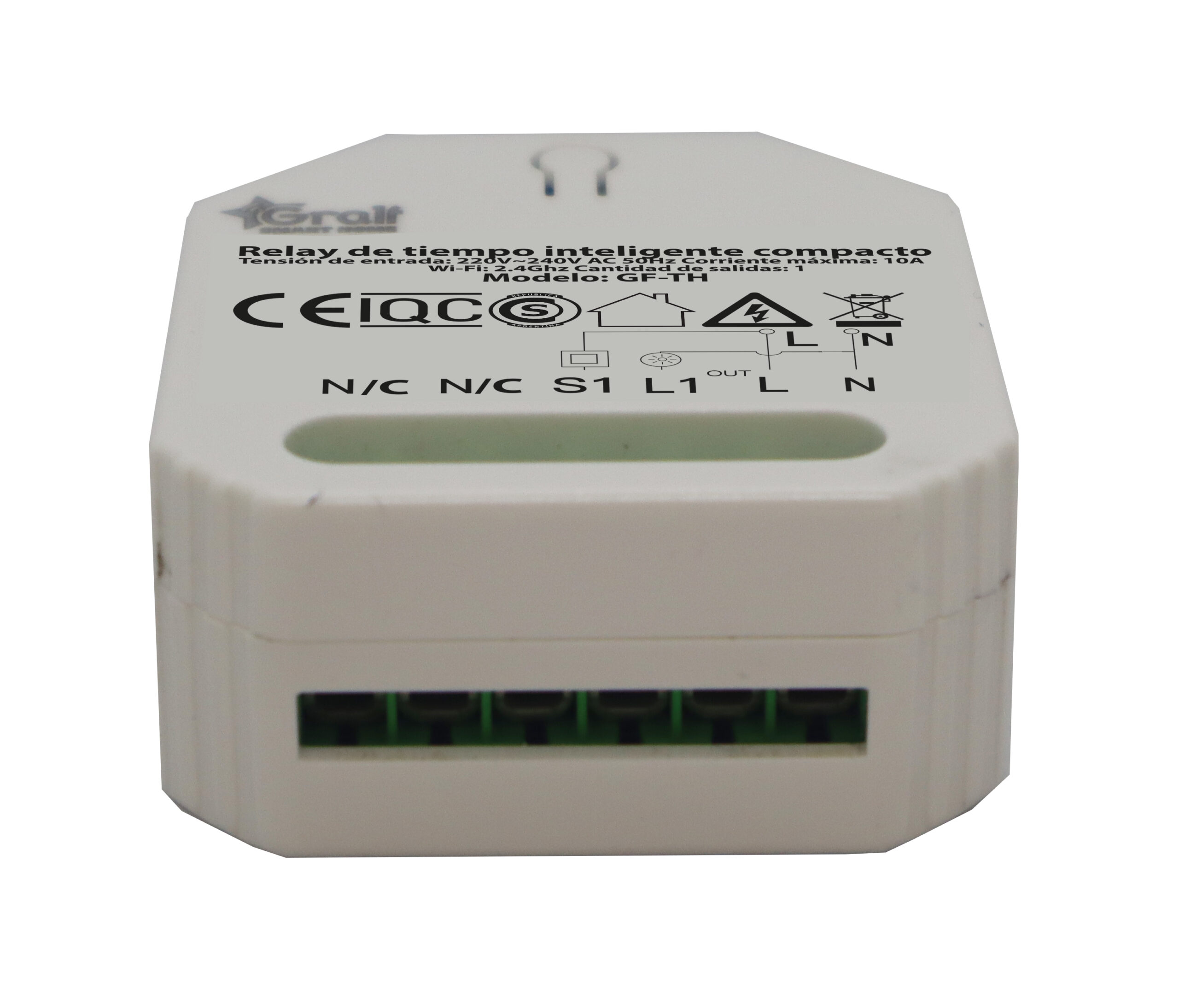 Relay de tiempo 1 Salida compacto Wi-Fi inteligente - Imagen 4