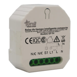 Relay de tiempo 1 Salida compacto Wi-Fi inteligente