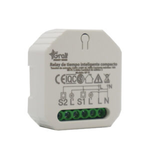 Relay de tiempo 2 Salidas compacto Wi-Fi inteligente
